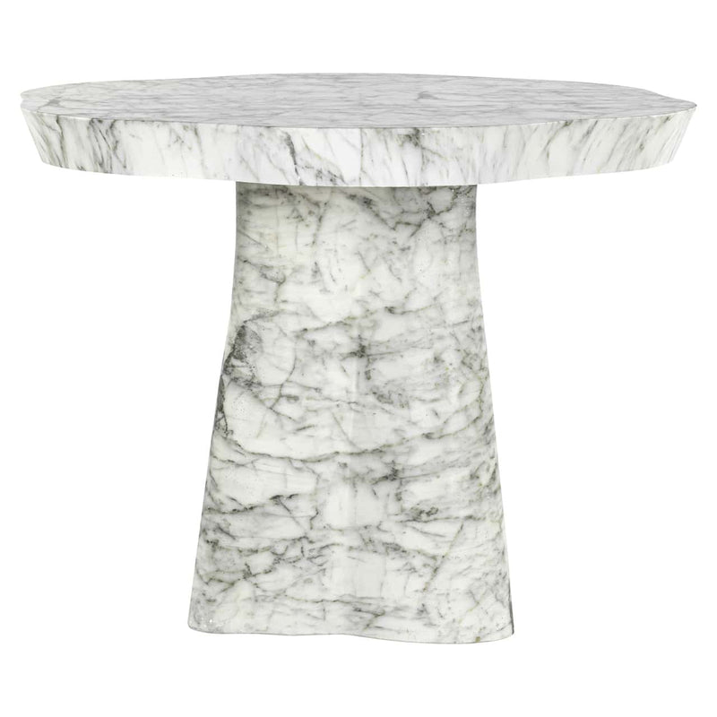 Outdoor-Esstisch Rockyard white marble look 100Ø — Hauptbild