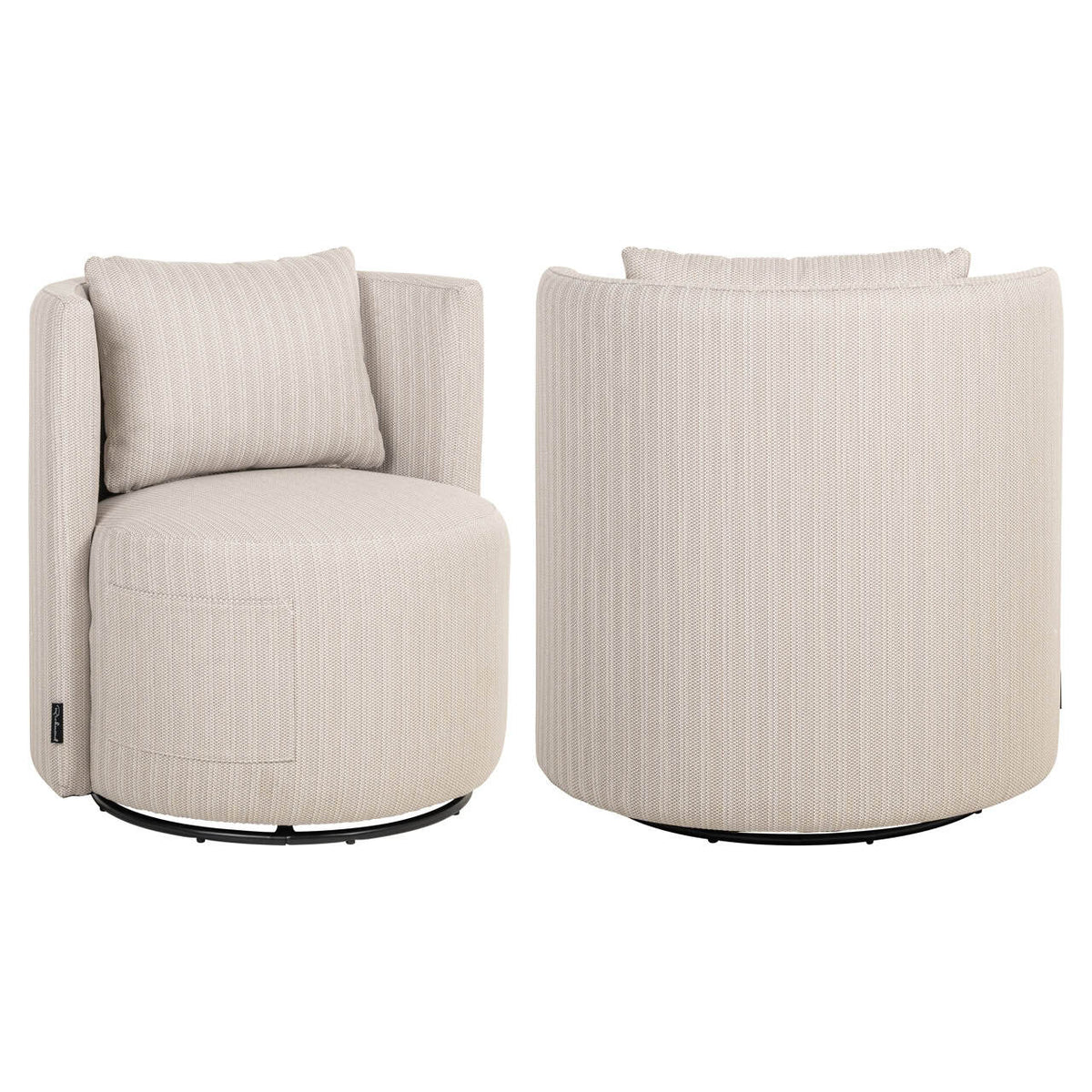 Outdoor-Esszimmerstuhl Marlin beige swivel