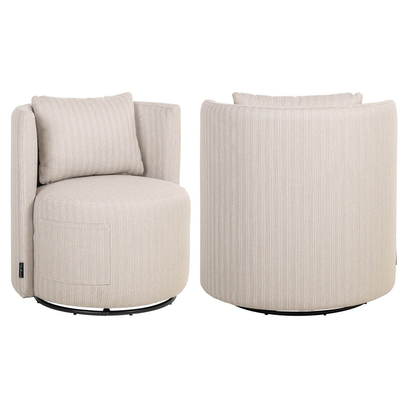 Outdoor-Esszimmerstuhl Marlin beige swivel — Hauptbild